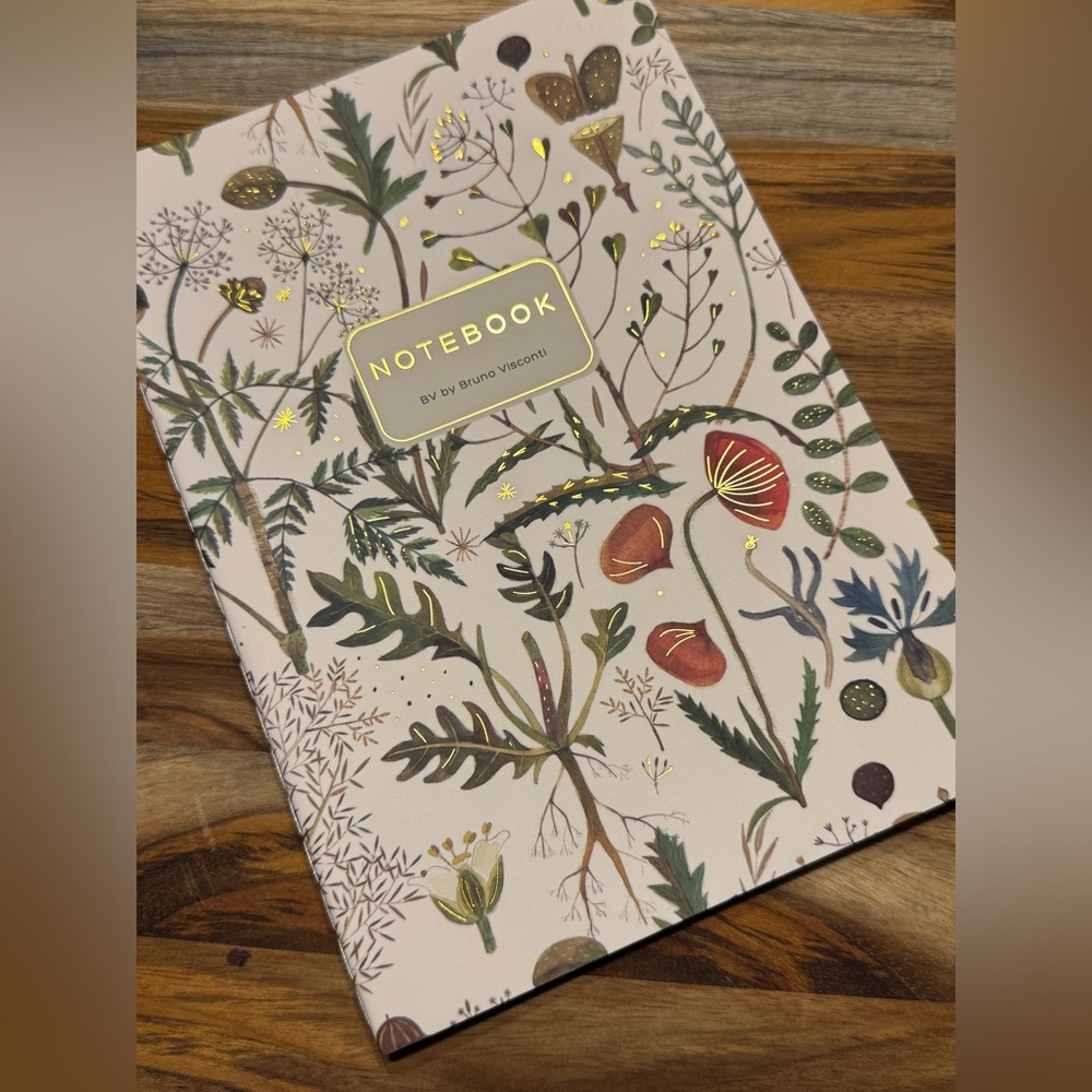 3 for $15 Bruno Visconti Soft Touch Greens and Flowers Journal A5 NEW
